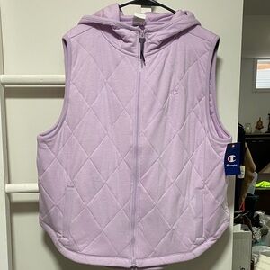 Champion Light Purple Quilted Vest